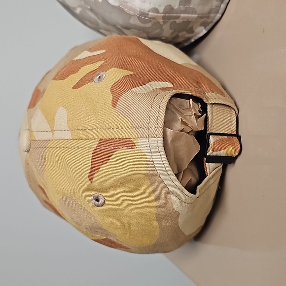 Nike × Streetwear RARE Nike Desert Camo Yellow Light Brown Adjustable Hat - Picture 7 of 12